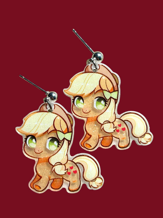 Cowgirl Glitter Pony - Novelty Earring