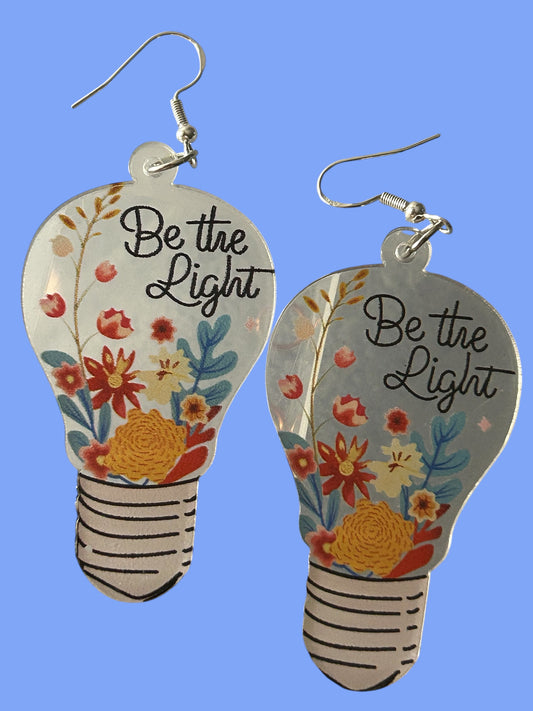 Clear Be The Light - Novelty Earring