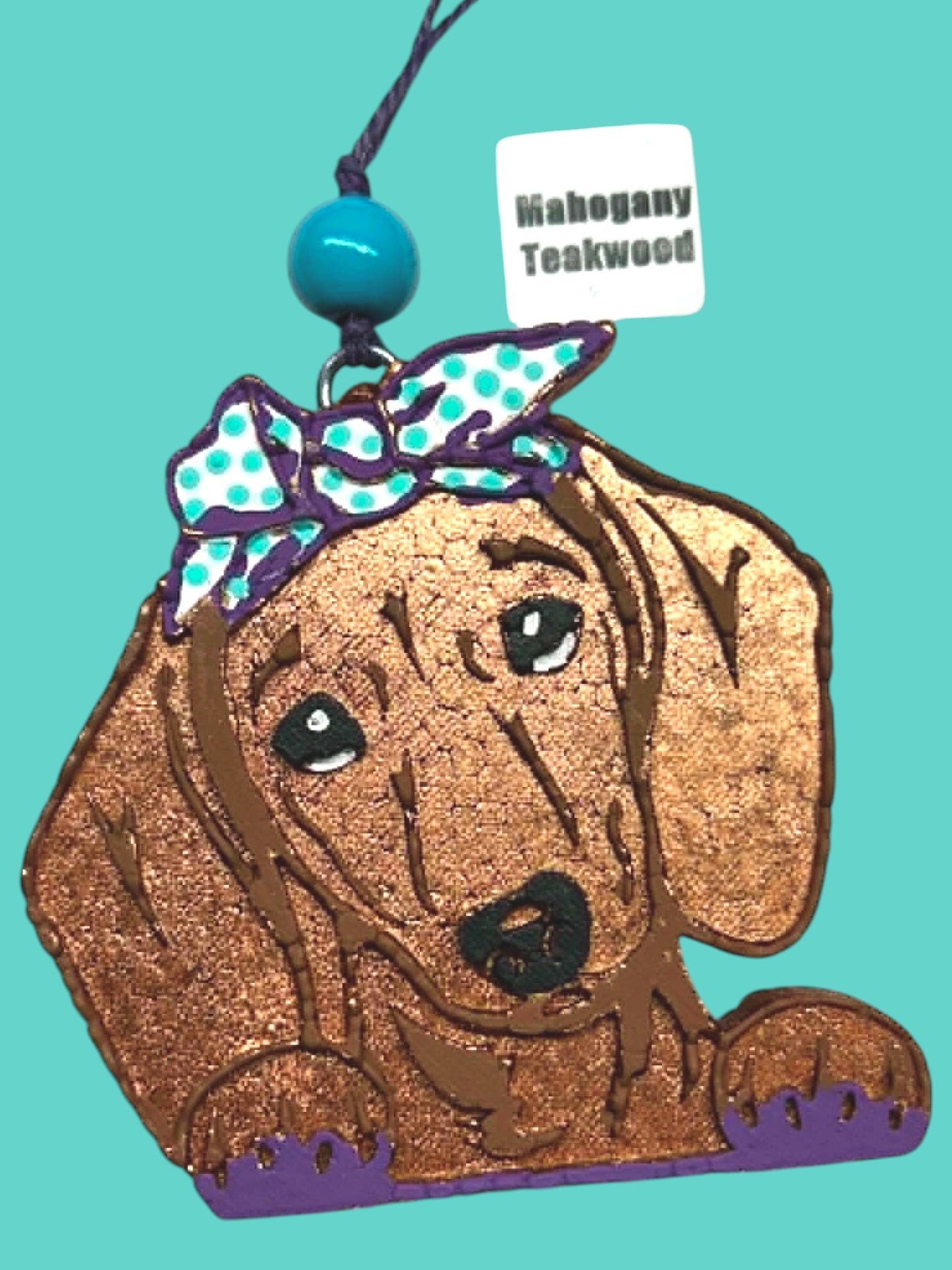 Mahogany Teakwood - Car Freshie