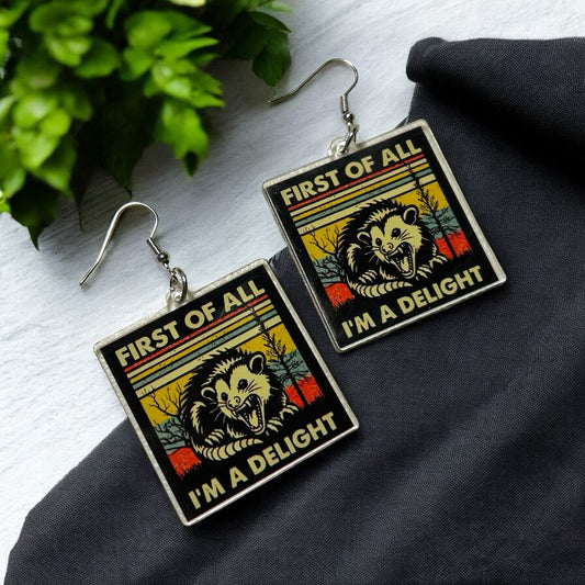 I'm A Delight - Novelty Earring