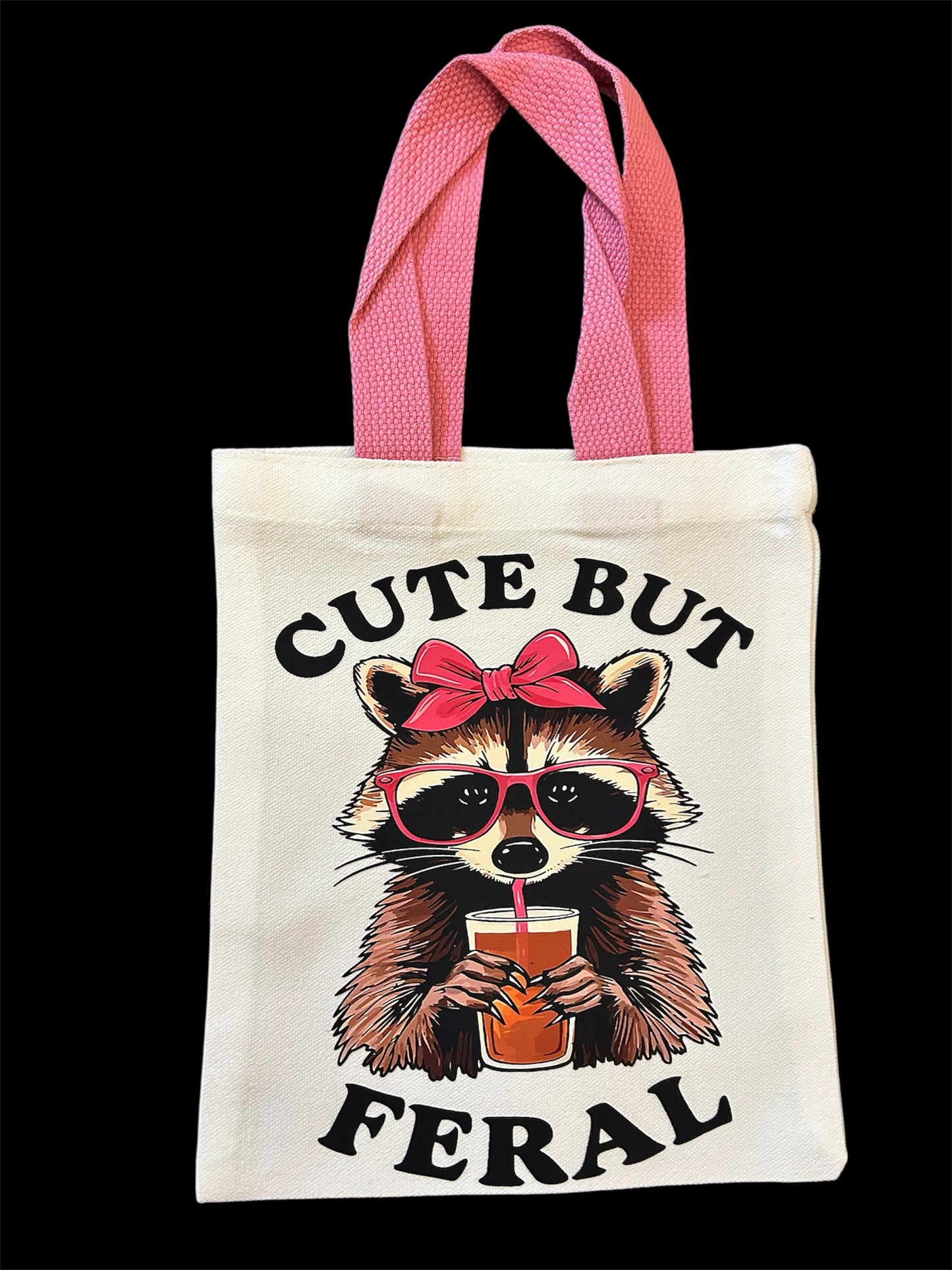 Tote Bag - Cute but Feral Raccoon