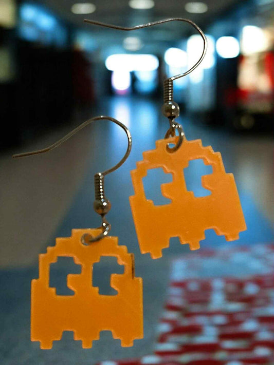 Orange PM Ghost - Novelty Earring