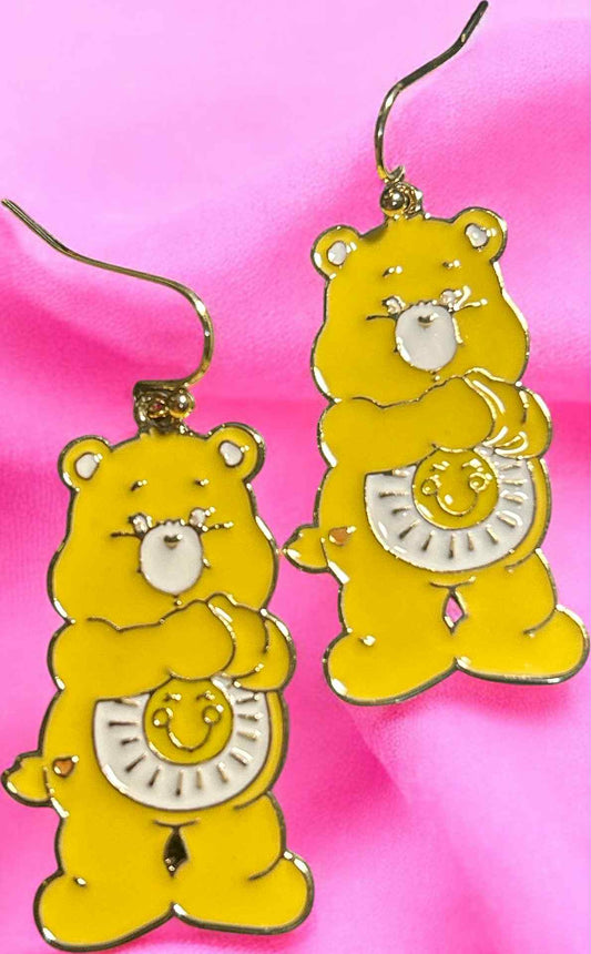 Yellow Bear - Novelty Earring