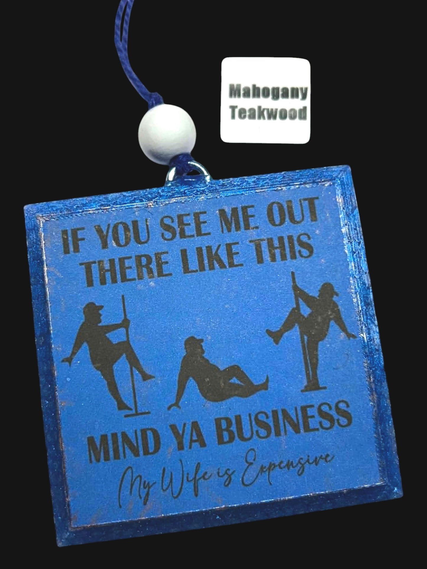 Mahogany Teakwood - Car Freshie