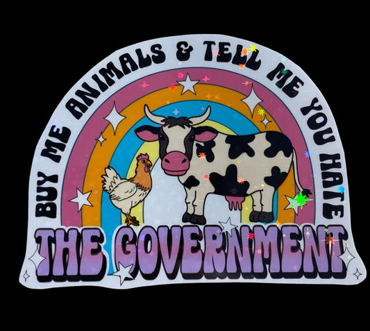 Sticker - Animals & Government