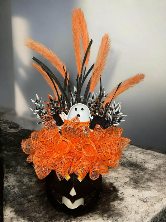 Black Pumpkin Ghost