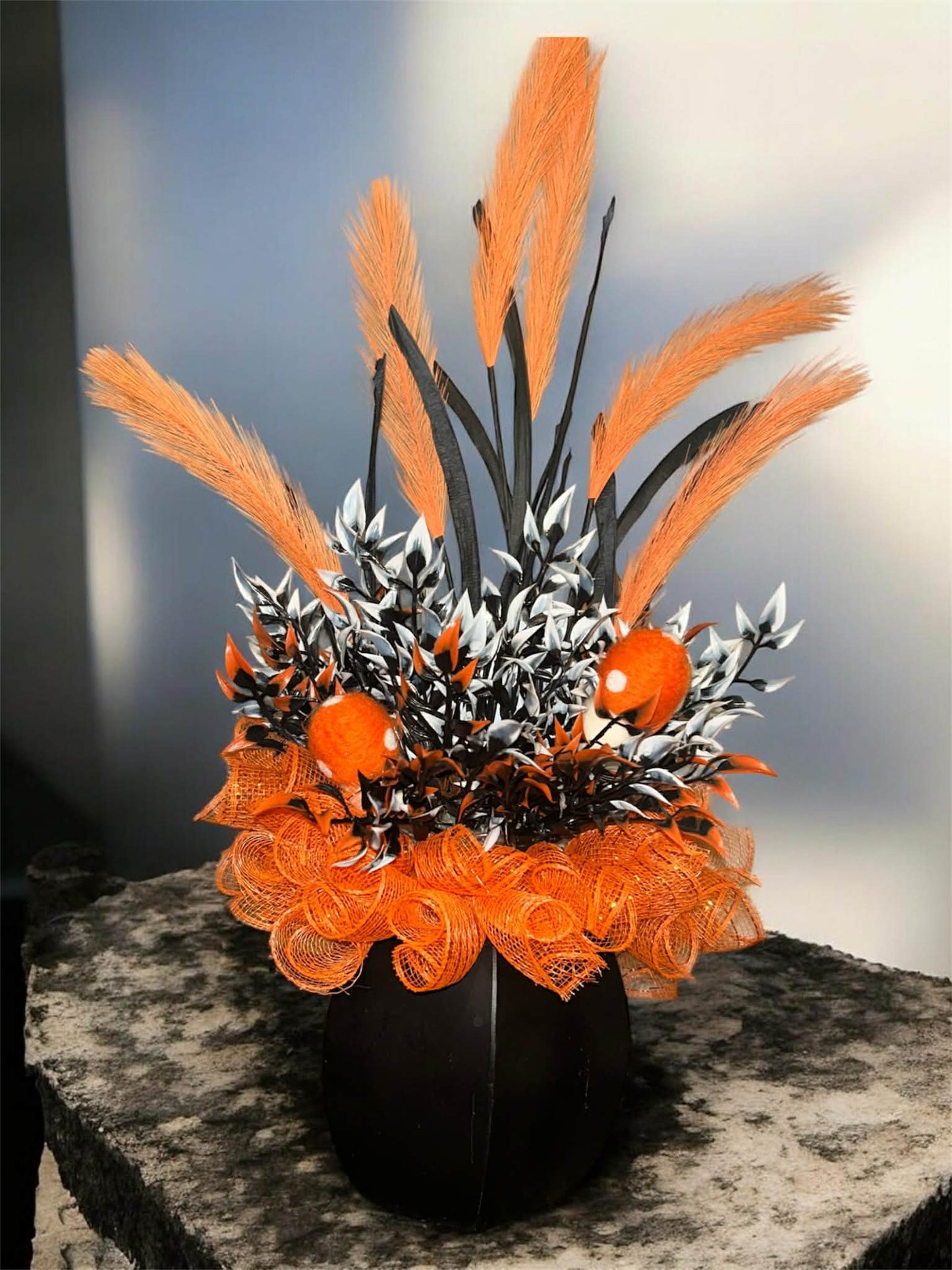 Black Pumpkin Ghost
