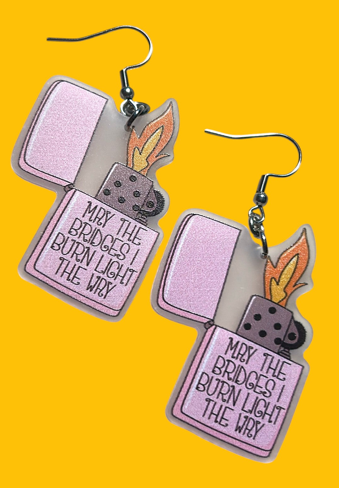 Bridges I Burn - Novelty Earring