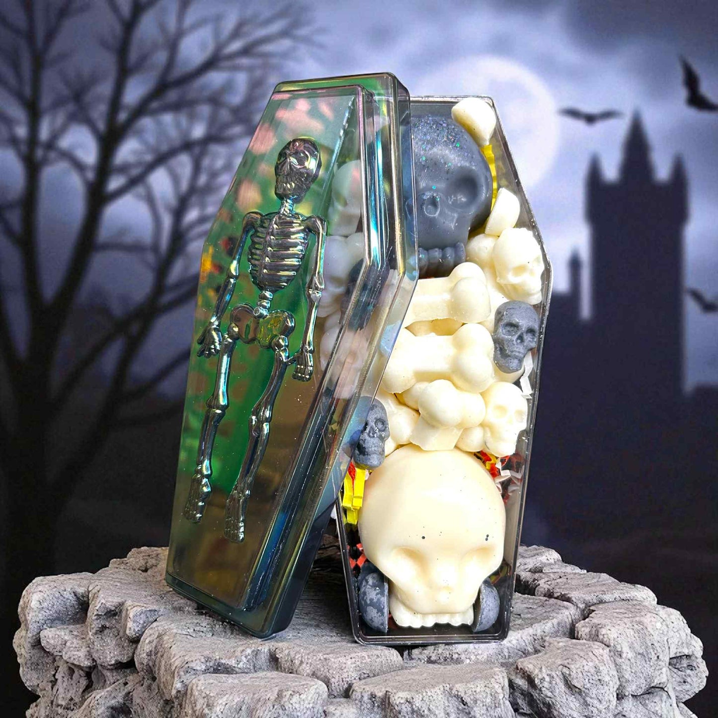 Decorative Wax Container - Butterscotch Apple Coffin