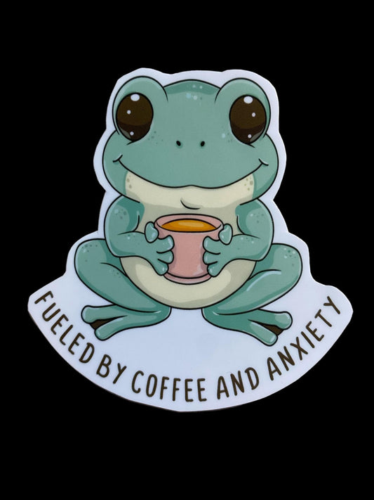 Sticker - Coffee & Anxiety