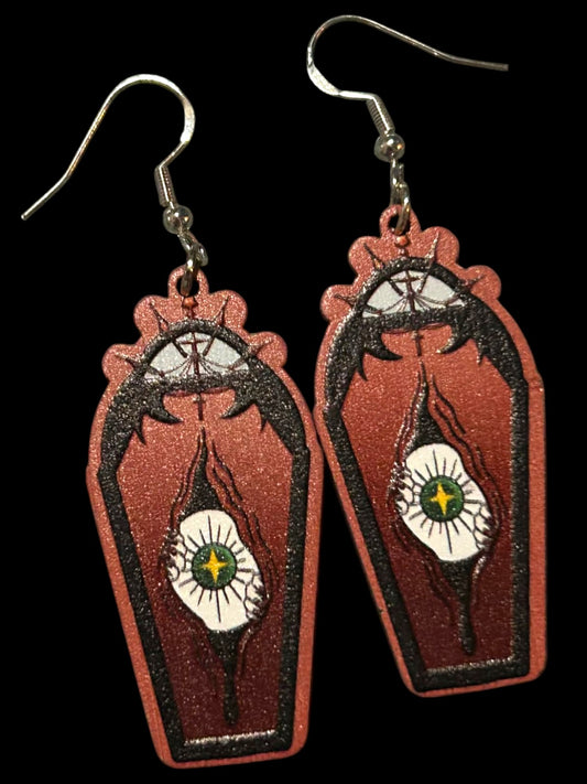 Coffin Eye - Novelty Earring