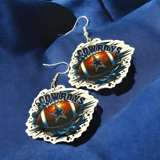 Cowboys Oval - Novelty Earring