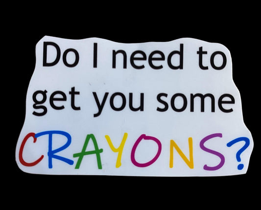 Sticker - Crayons?