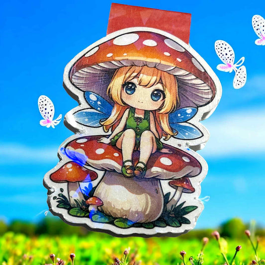 Magnetic Bookmark - Mushroom Fairy