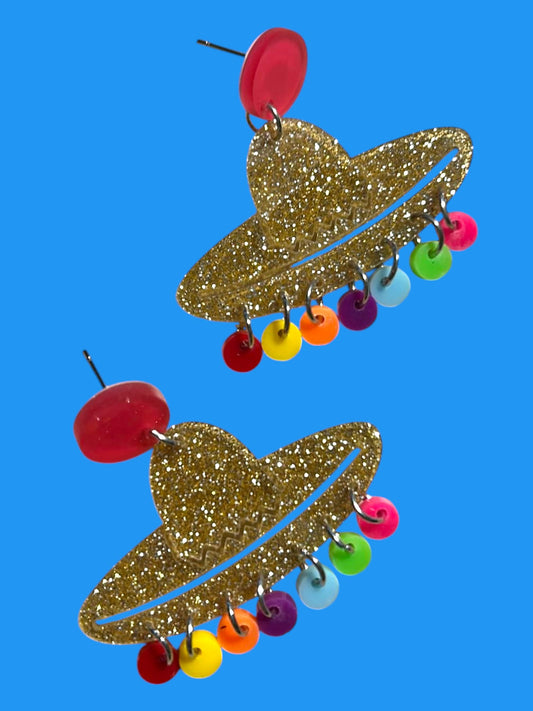 Fiesta Hat - Novelty Earring