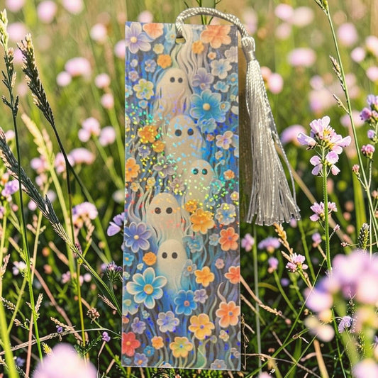 Bookmark - Floral Ghost
