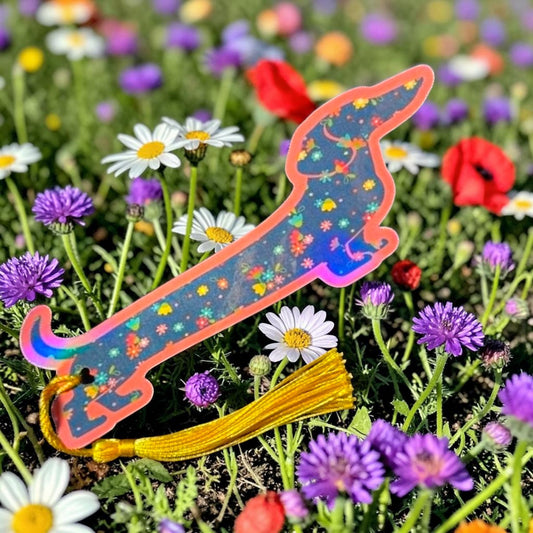 Bookmark - Floral Weenie