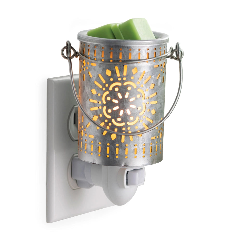 Wax Warmer Plugin - Galvanized Tin