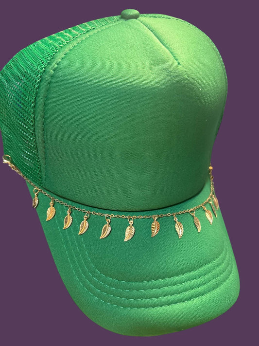 Gold Leaf - Hat Chain