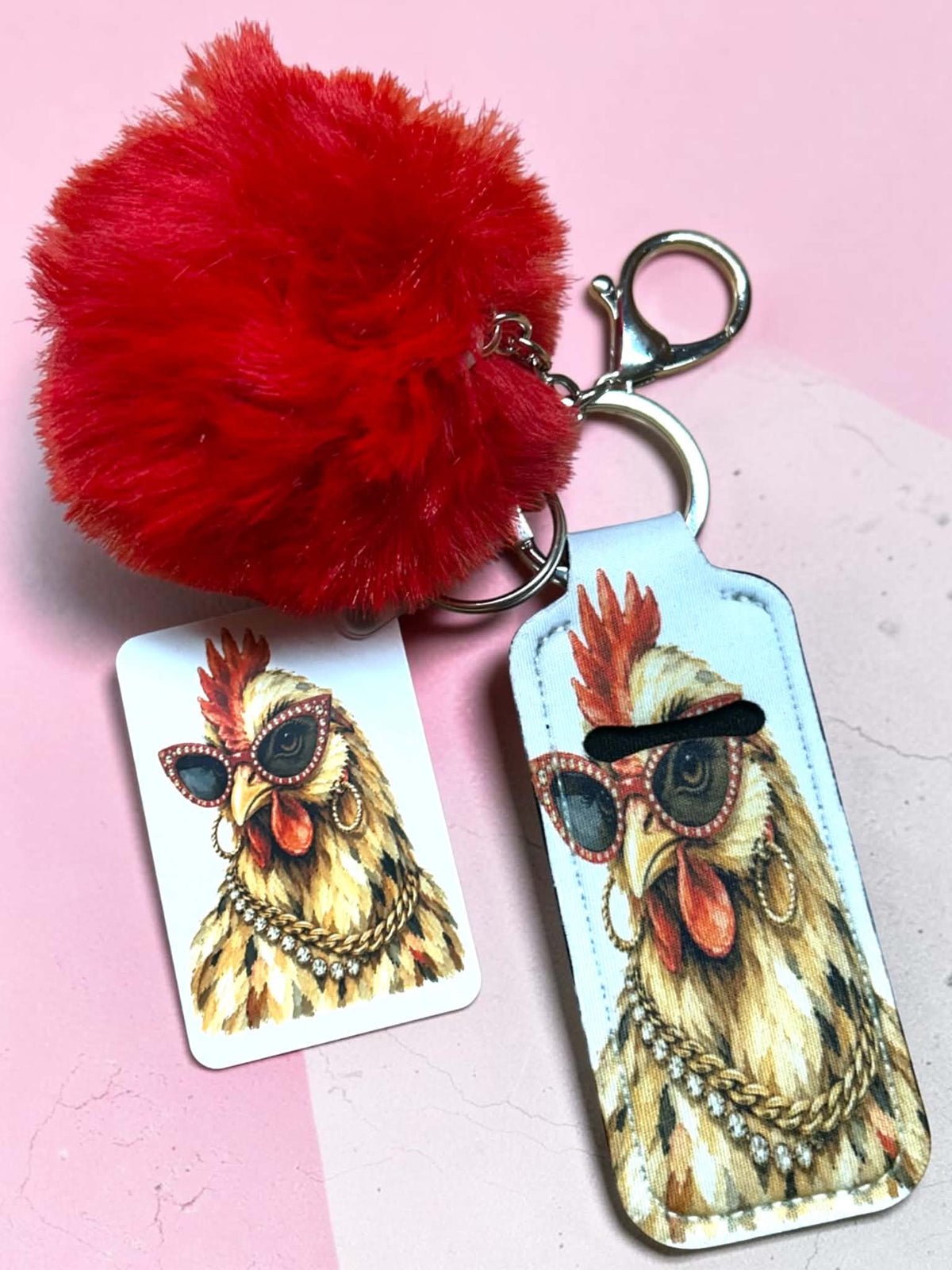 Keychain Bundle - Glam Chicken