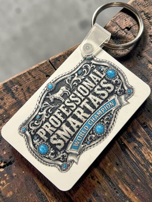 Printed Keychain - Professional Smartass