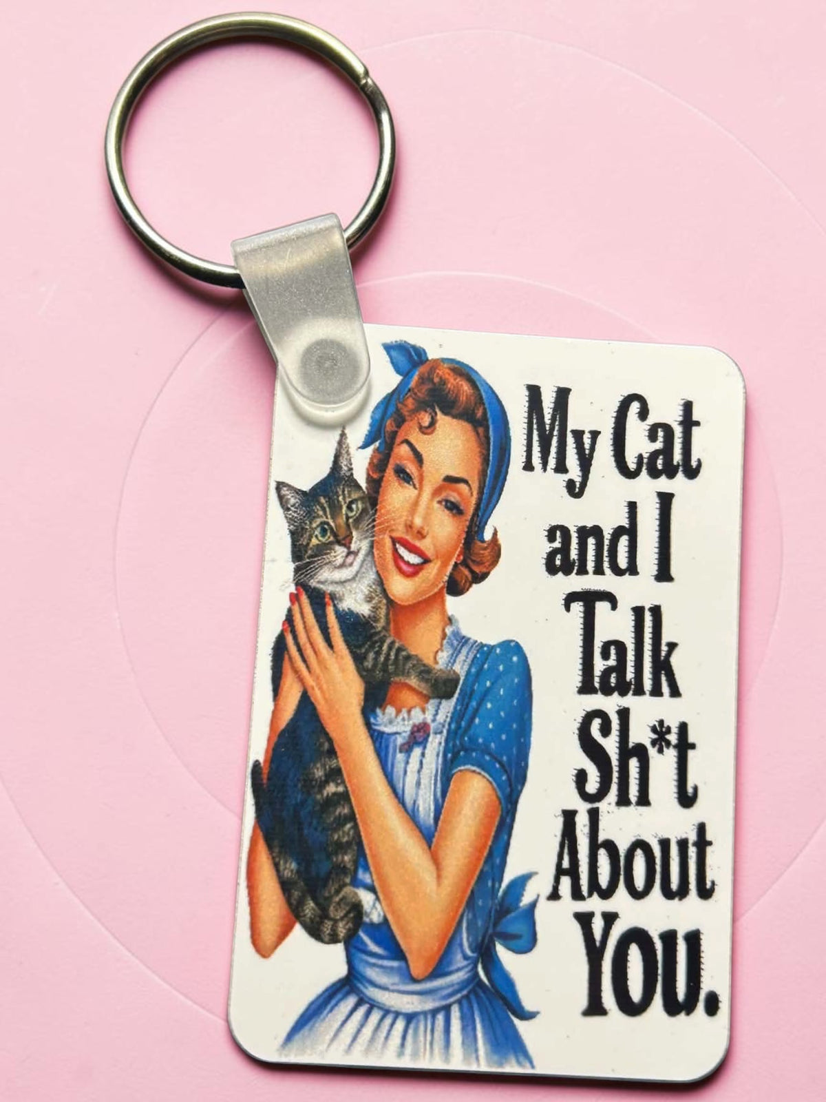 Printed Keychain - Talk Shit
