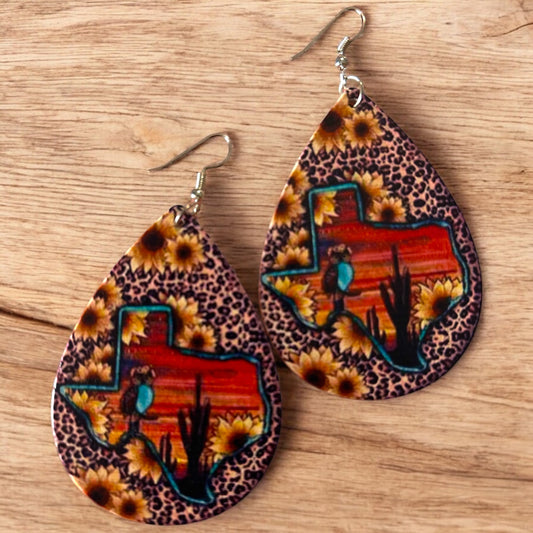 Sunflower Texas - Novelty Earring