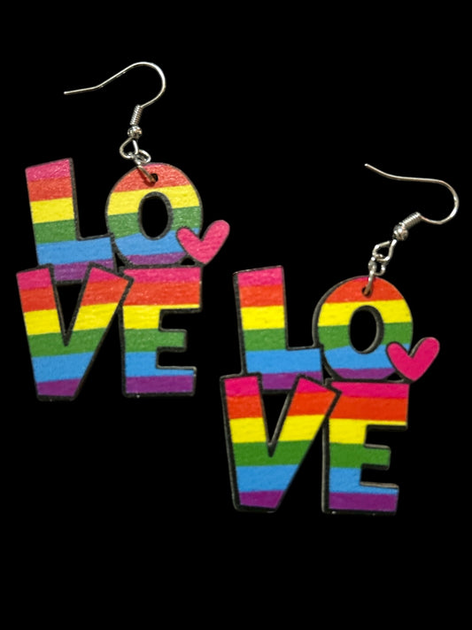 Coloful Love - Novelty Earring