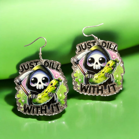 Dill With It - Novelty Earring