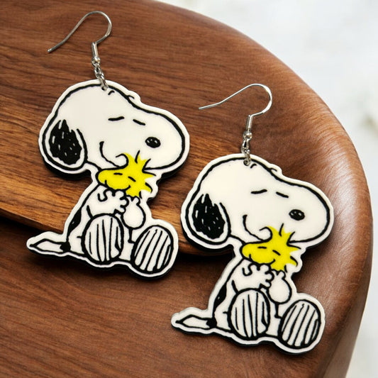 White Dog - Novelty Earring