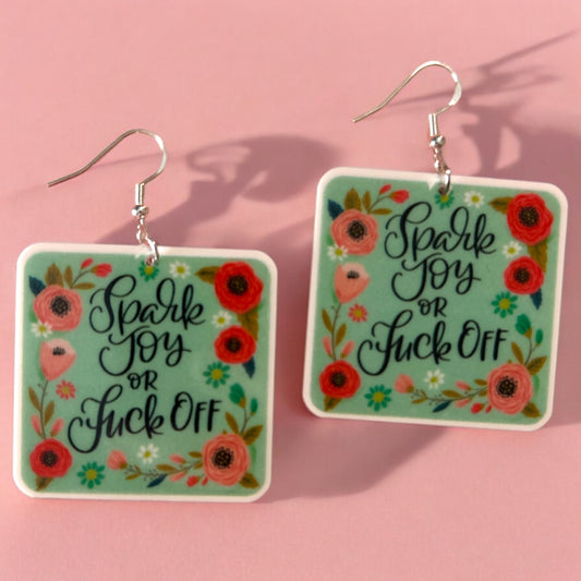 Spark Joy - Novelty Earring