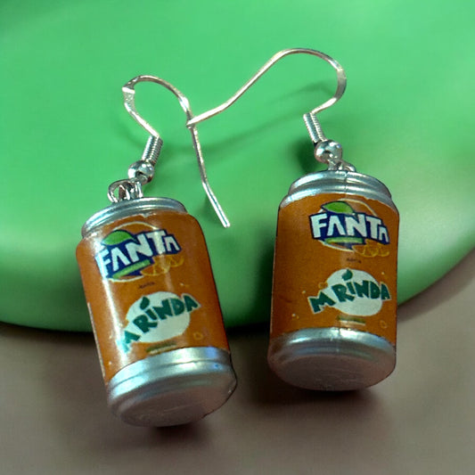 Orange Can - Novelty Earring