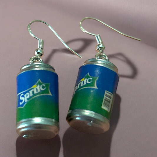 Lime Soda Can - Novelty Earring