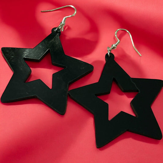 Black Star - Novelty Earring