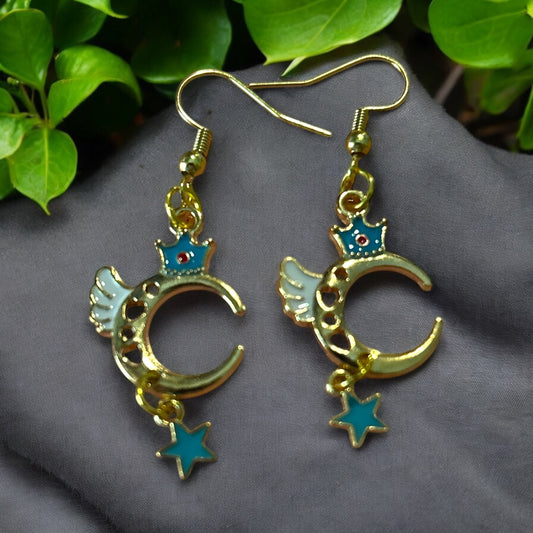 Moon Crown - Novelty Earring