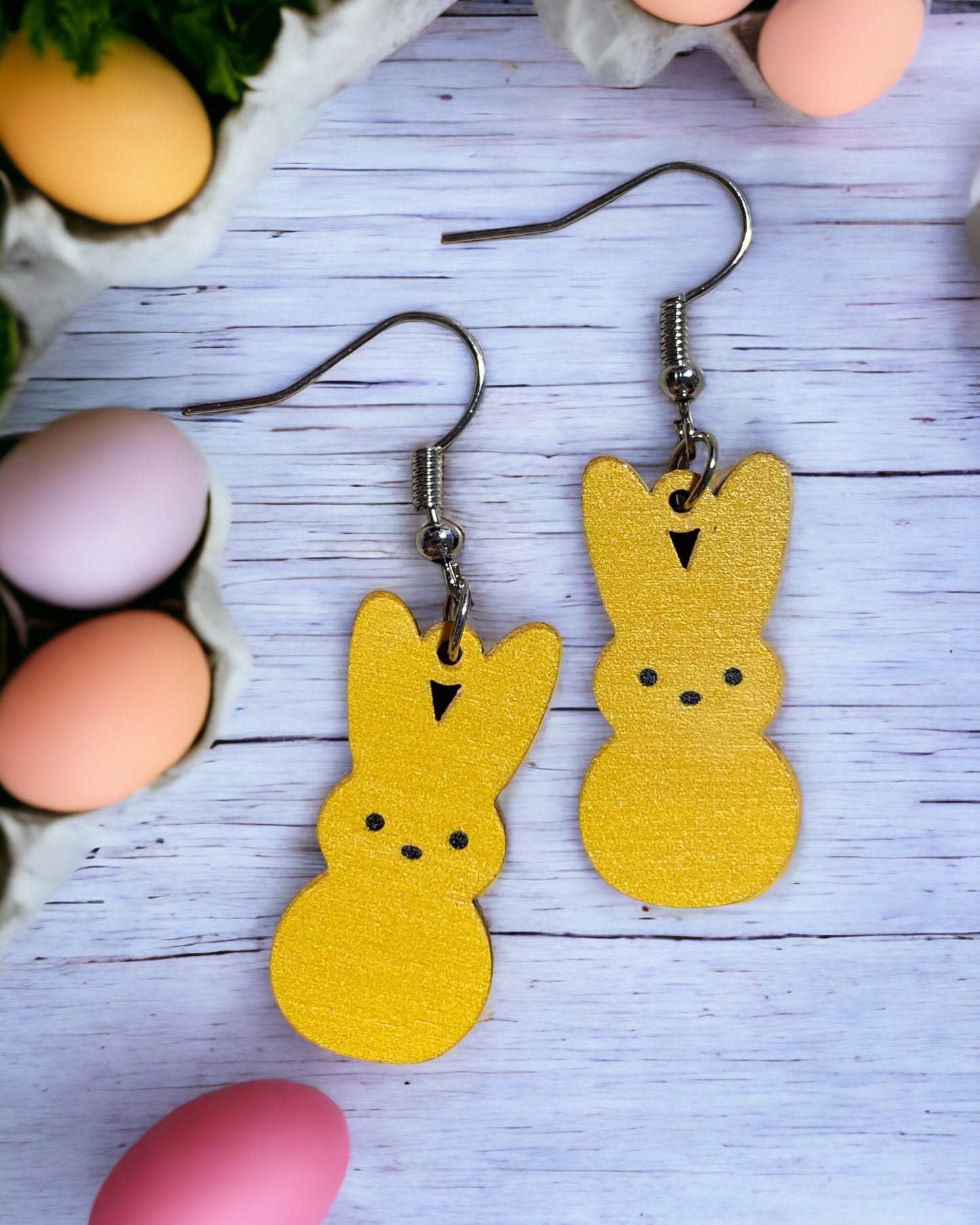 Marshmallow Bunny - Novelty Earring