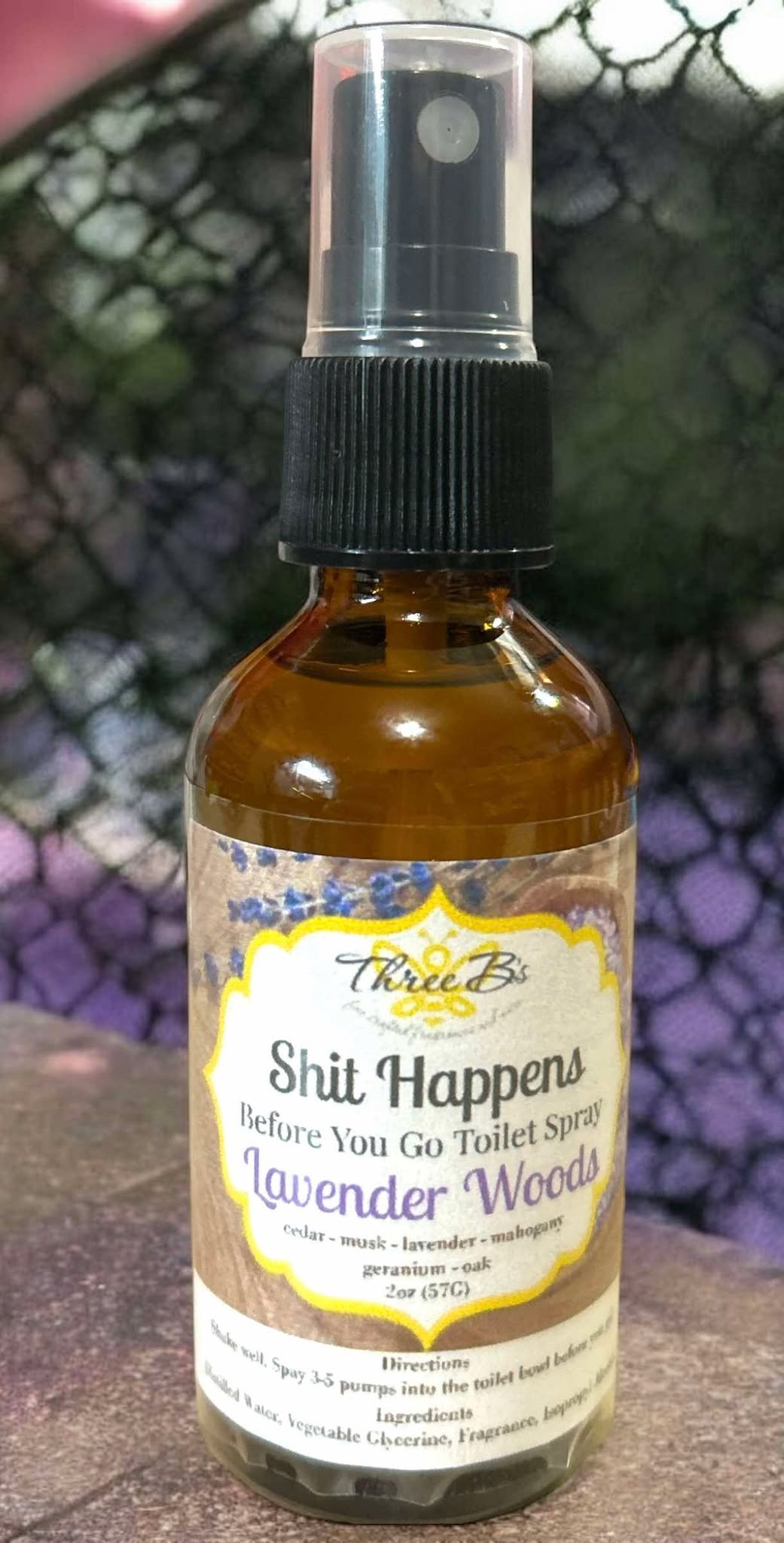 Lavender Woods - Shit Happens Toilet Spray