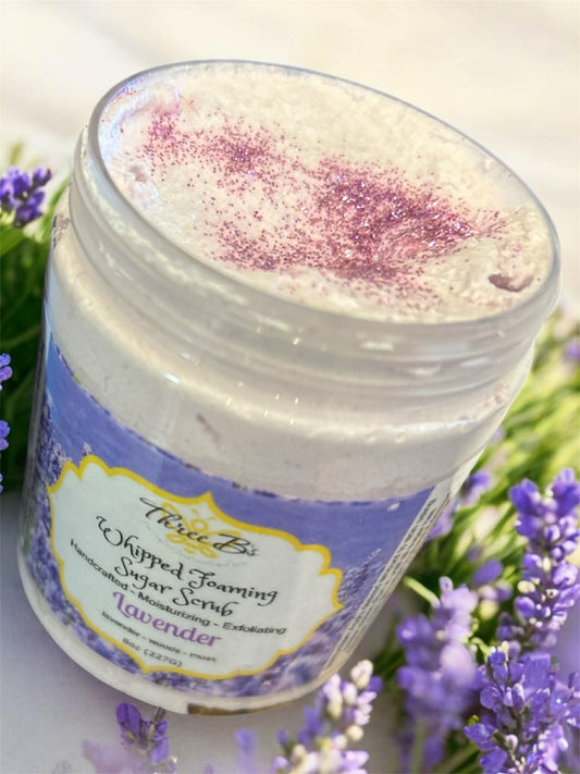 Lavender - Whipped Foaming Sugar Scrub