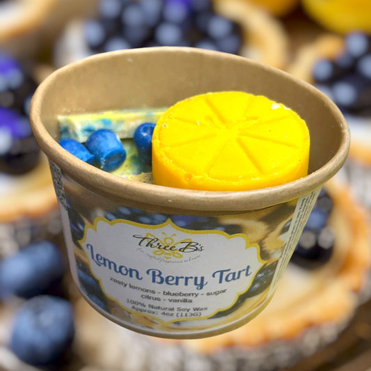 Lemon Blueberry Tart - Soy Wax Melt Tub