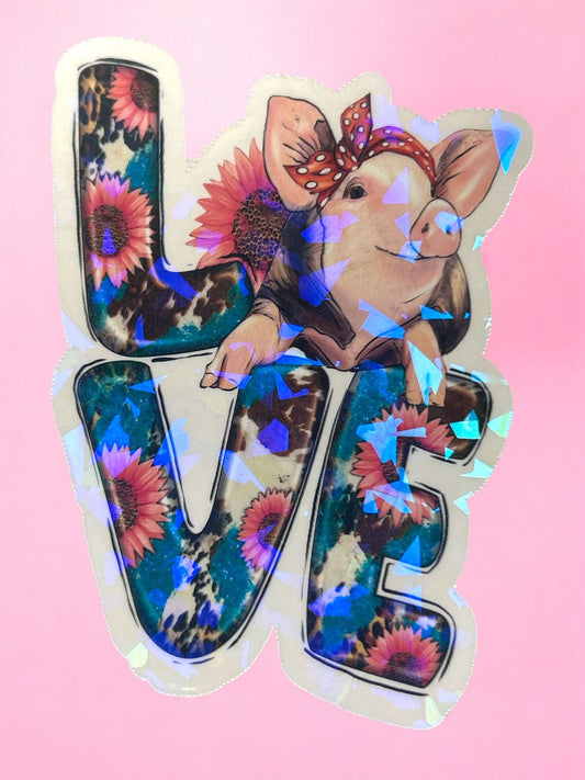 Sticker - Love Pig