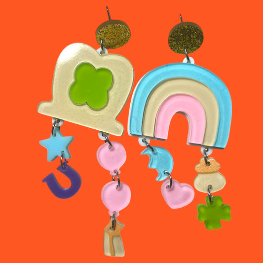 Lucky Marshmallows - Novelty Earring