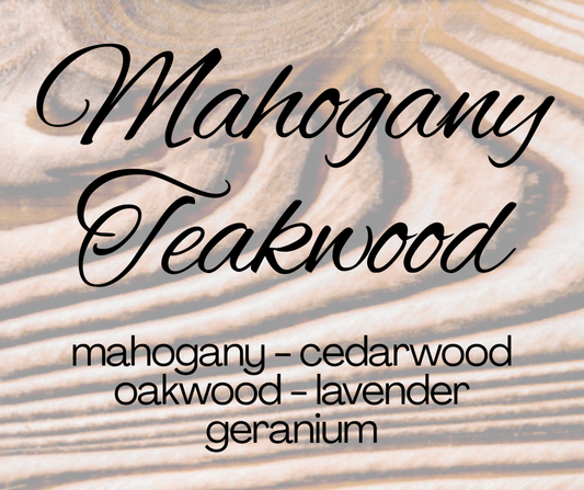 Mahogany Teakwood - Car Freshie