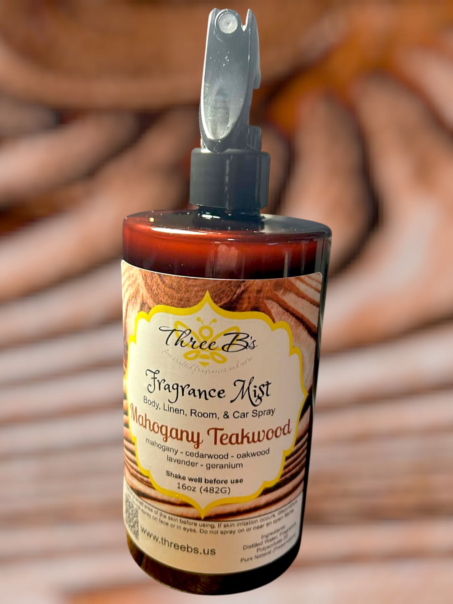 Mahogany Teakwood - 16oz Fragrance Mist