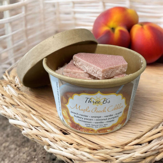 Maple Peach Cobbler - Soy Wax Melt Tub