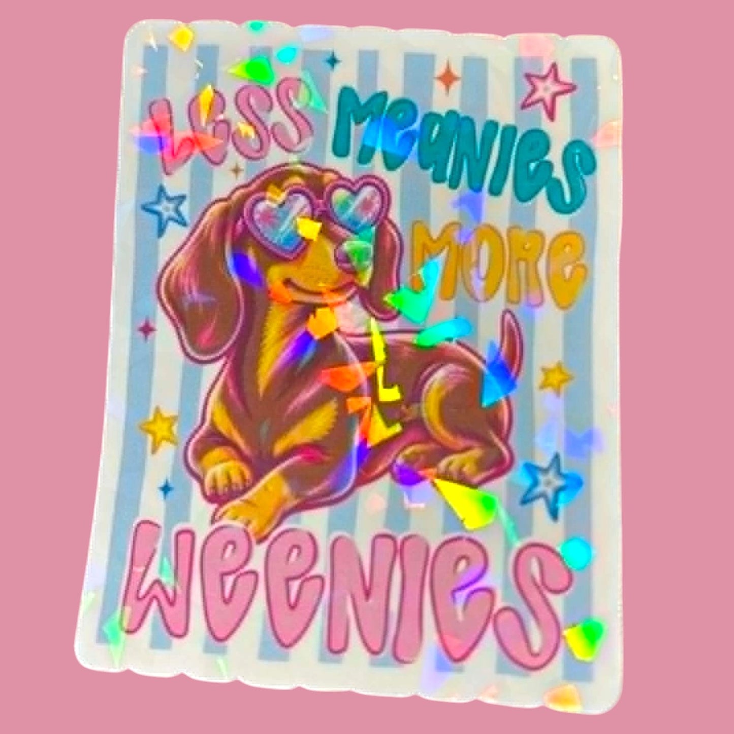 Sticker - Meanies Weenies Brown