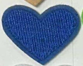 Mini Heart - Blue - Patch