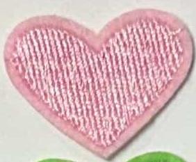 Mini Heart - Light Pink - Patch