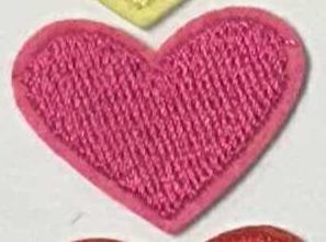 Mini Heart - Pink - Patch