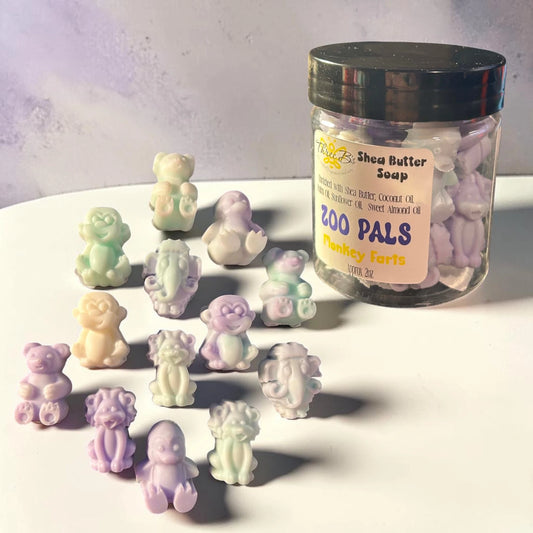 Shea Butter Soap Jar - Zoo Pals