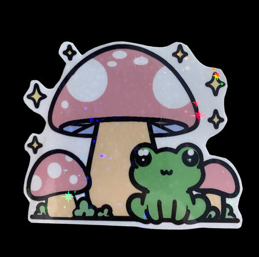 Sticker - Mushroom Frog